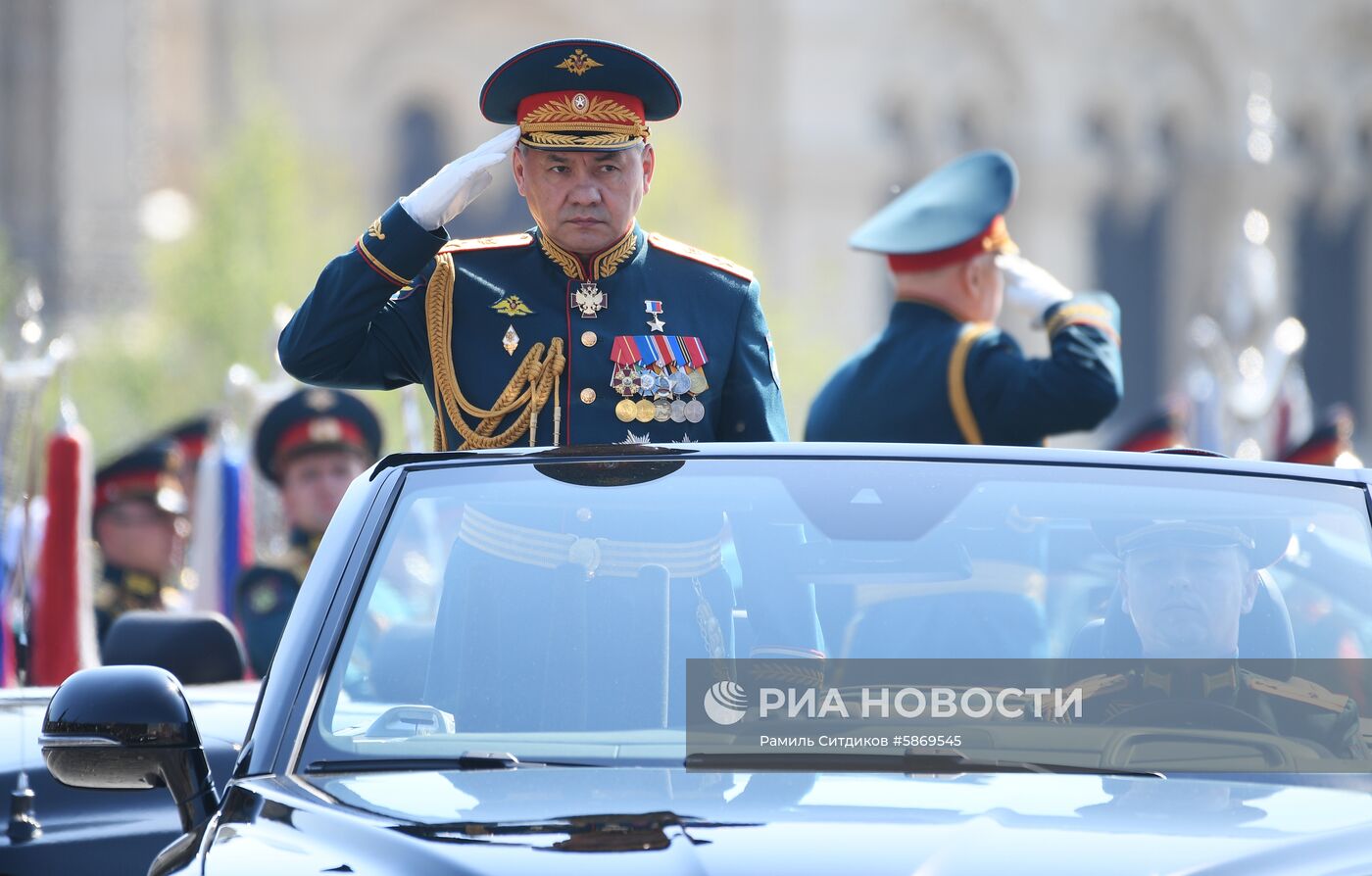 Генеральная репетиция парада Победы