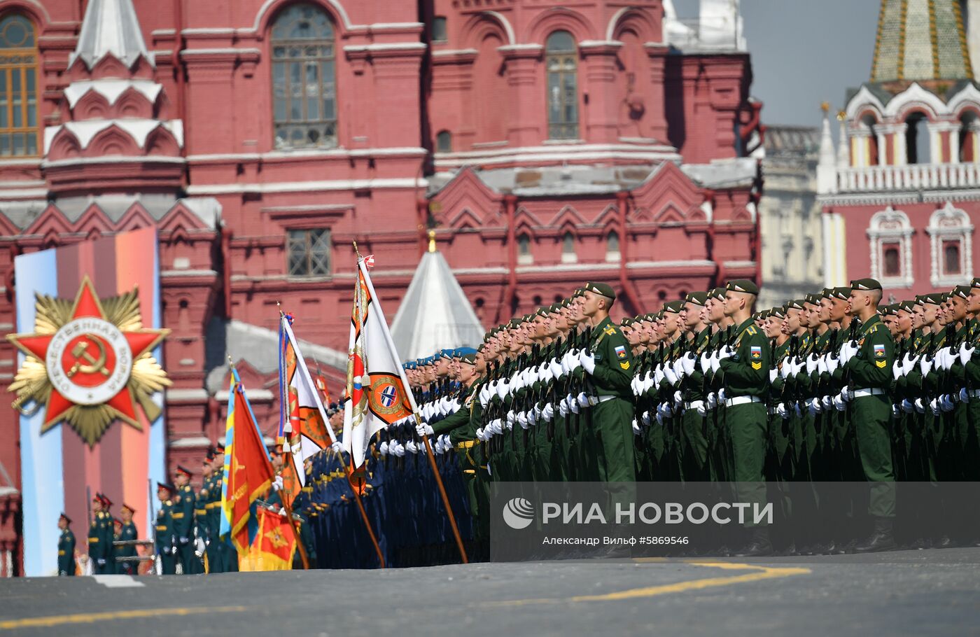 Генеральная репетиция парада Победы 