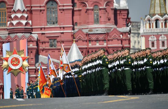 Генеральная репетиция парада Победы 