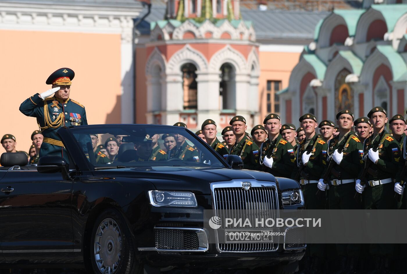 Генеральная репетиция парада Победы 