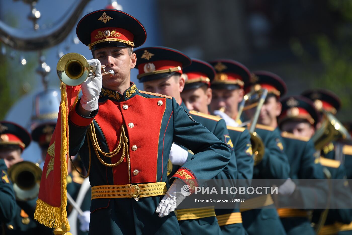 Генеральная репетиция парада Победы
