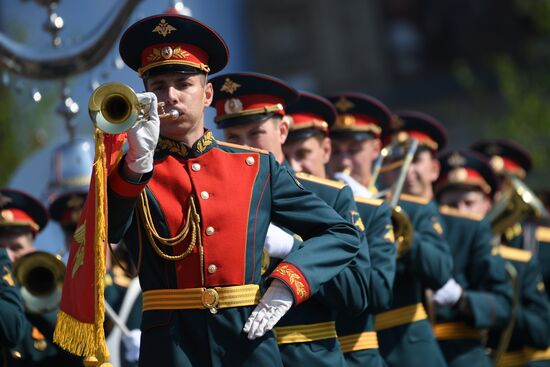 Генеральная репетиция парада Победы 