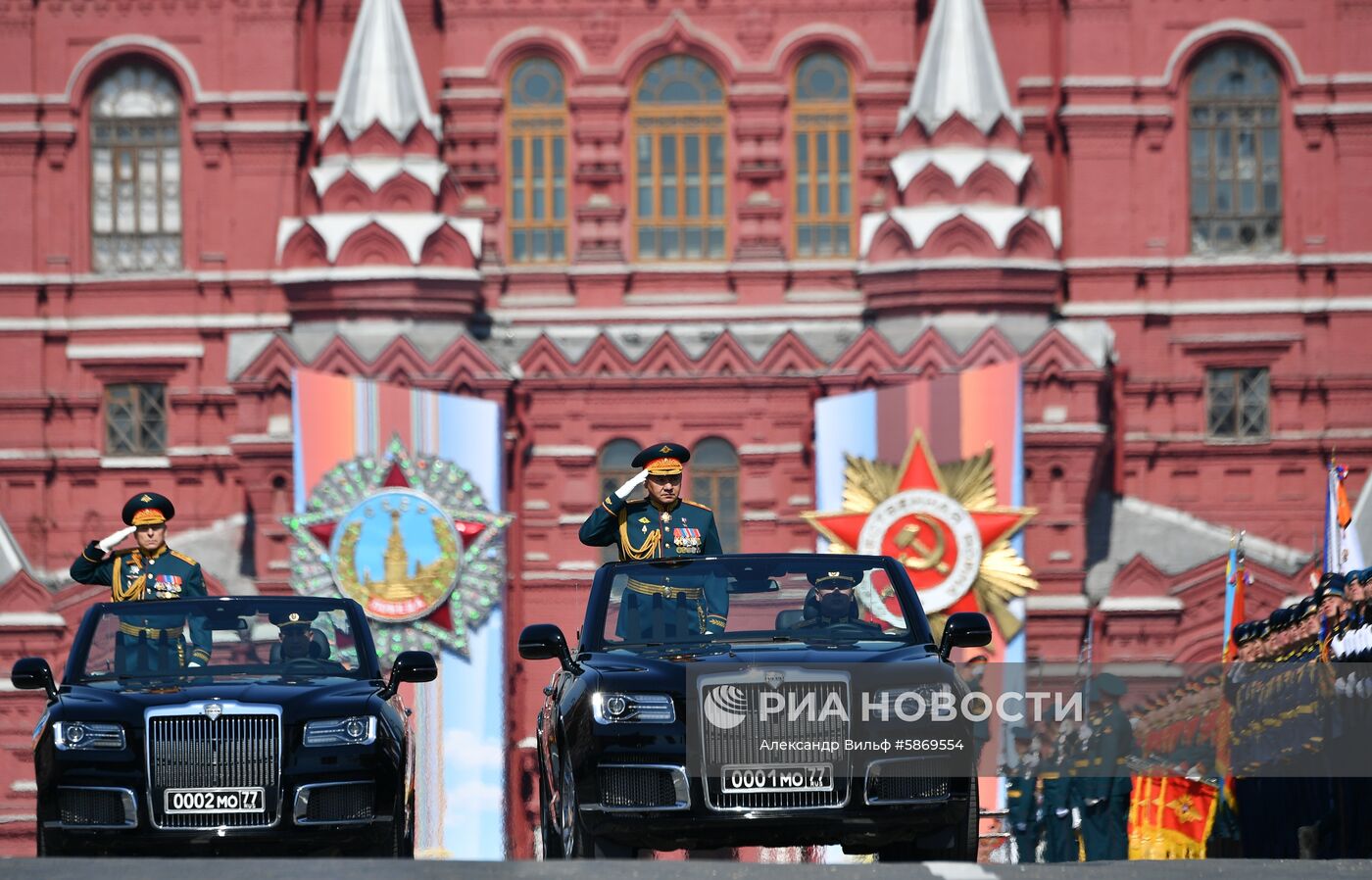 Генеральная репетиция парада Победы