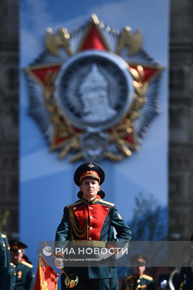 Генеральная репетиция парада Победы 