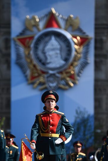 Генеральная репетиция парада Победы 