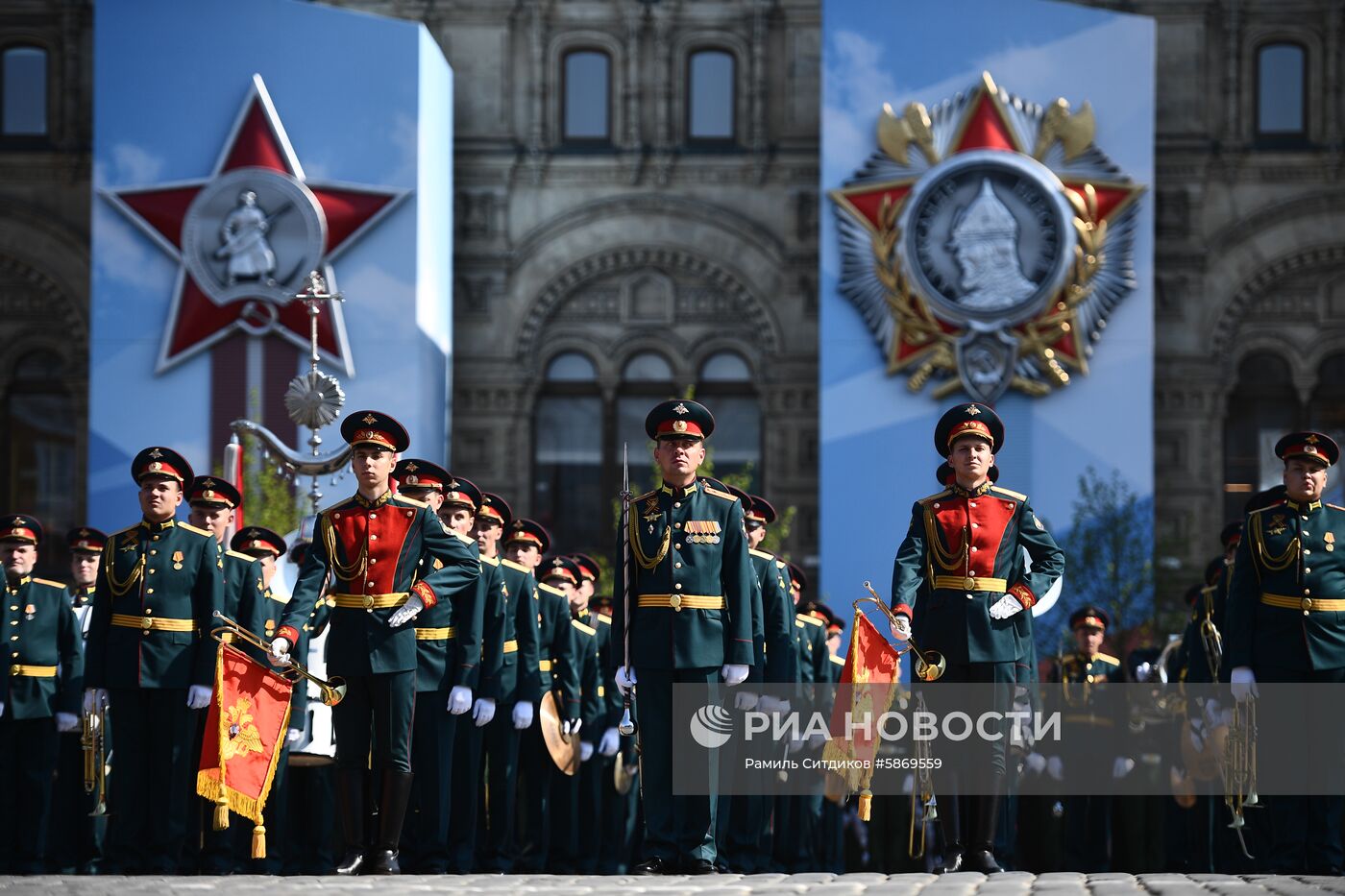 Генеральная репетиция парада Победы 