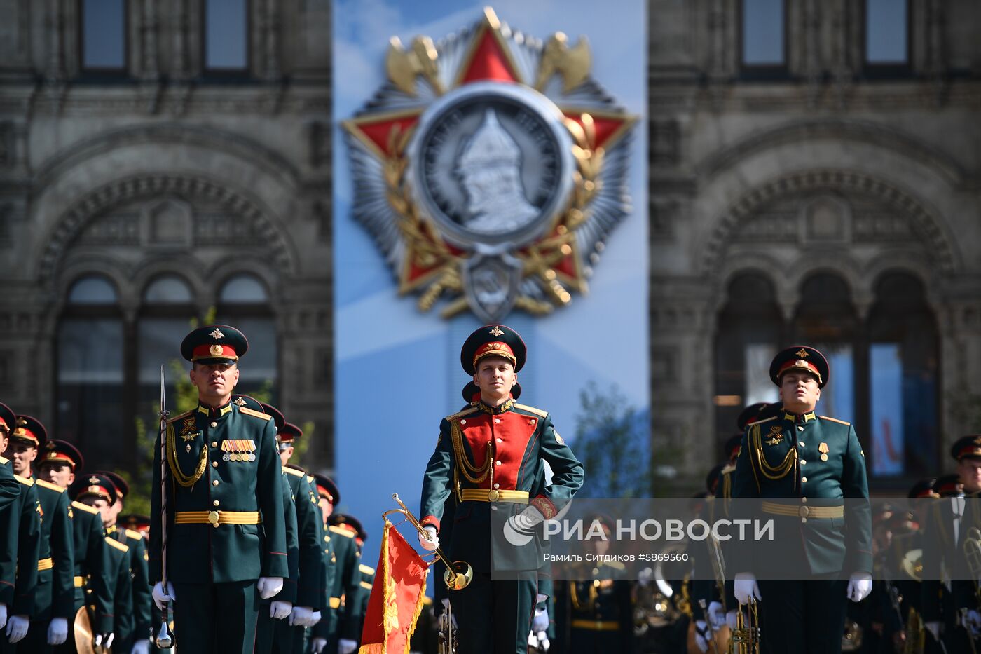 Генеральная репетиция парада Победы 