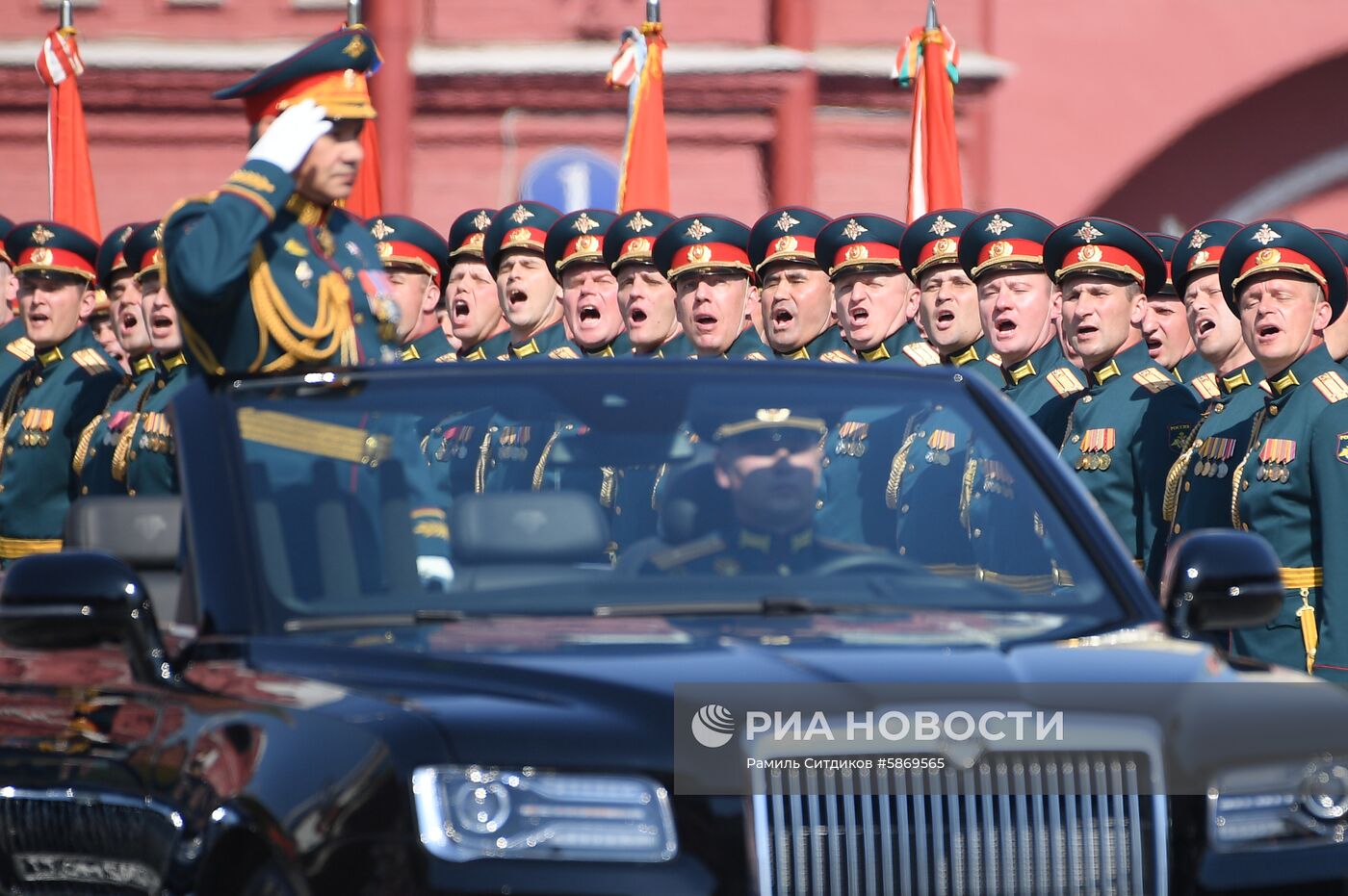 Генеральная репетиция парада Победы 