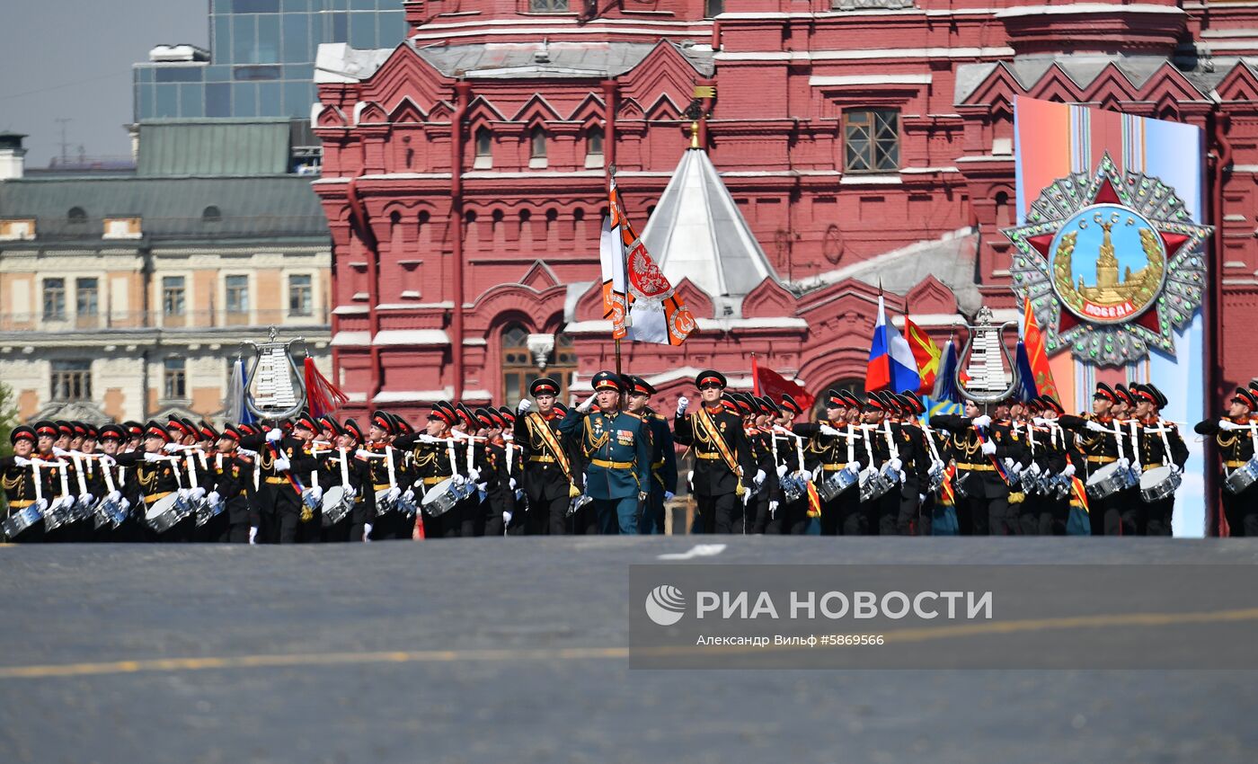 Генеральная репетиция парада Победы 