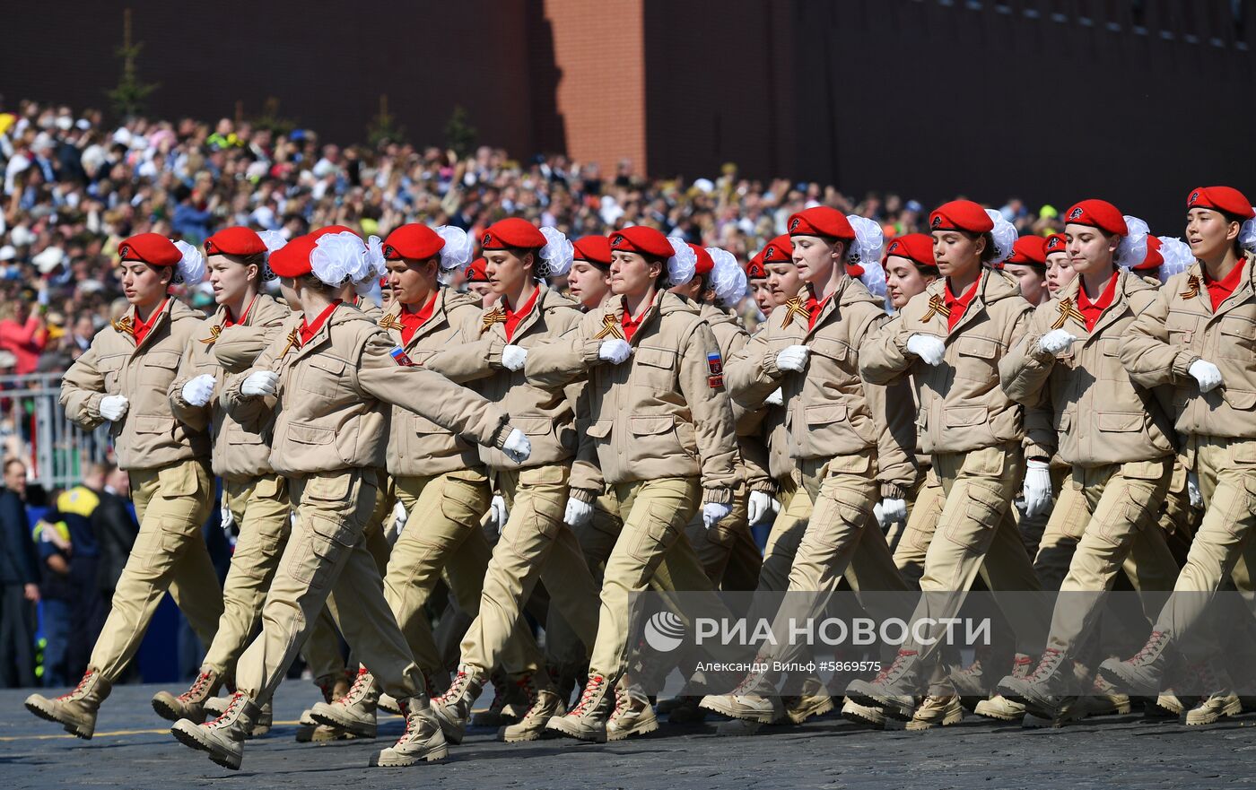 Генеральная репетиция парада Победы