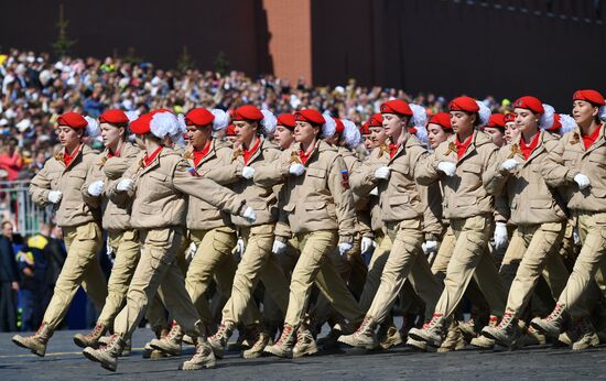 Генеральная репетиция парада Победы 