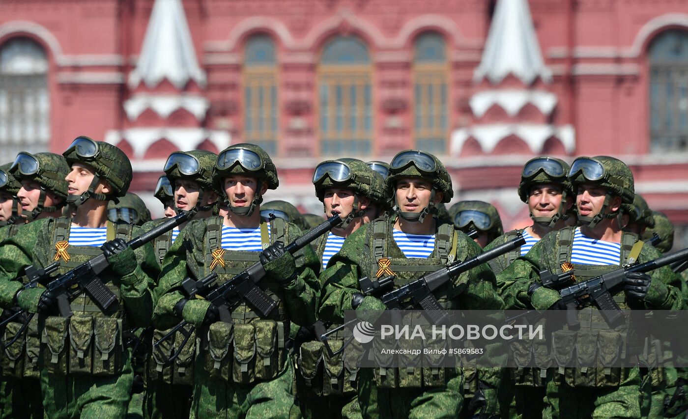 Генеральная репетиция парада Победы 