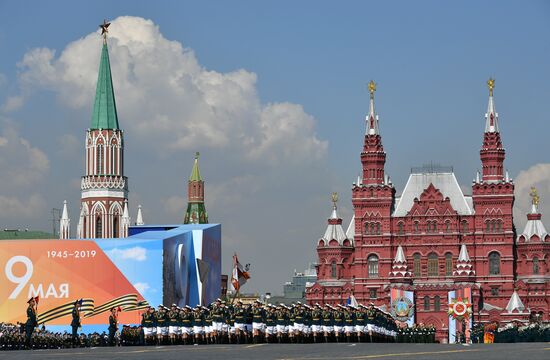 Генеральная репетиция парада Победы 