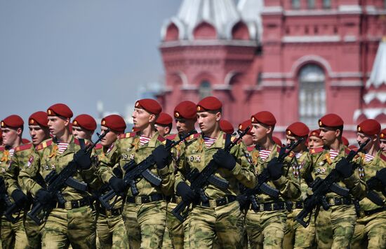 Генеральная репетиция парада Победы 