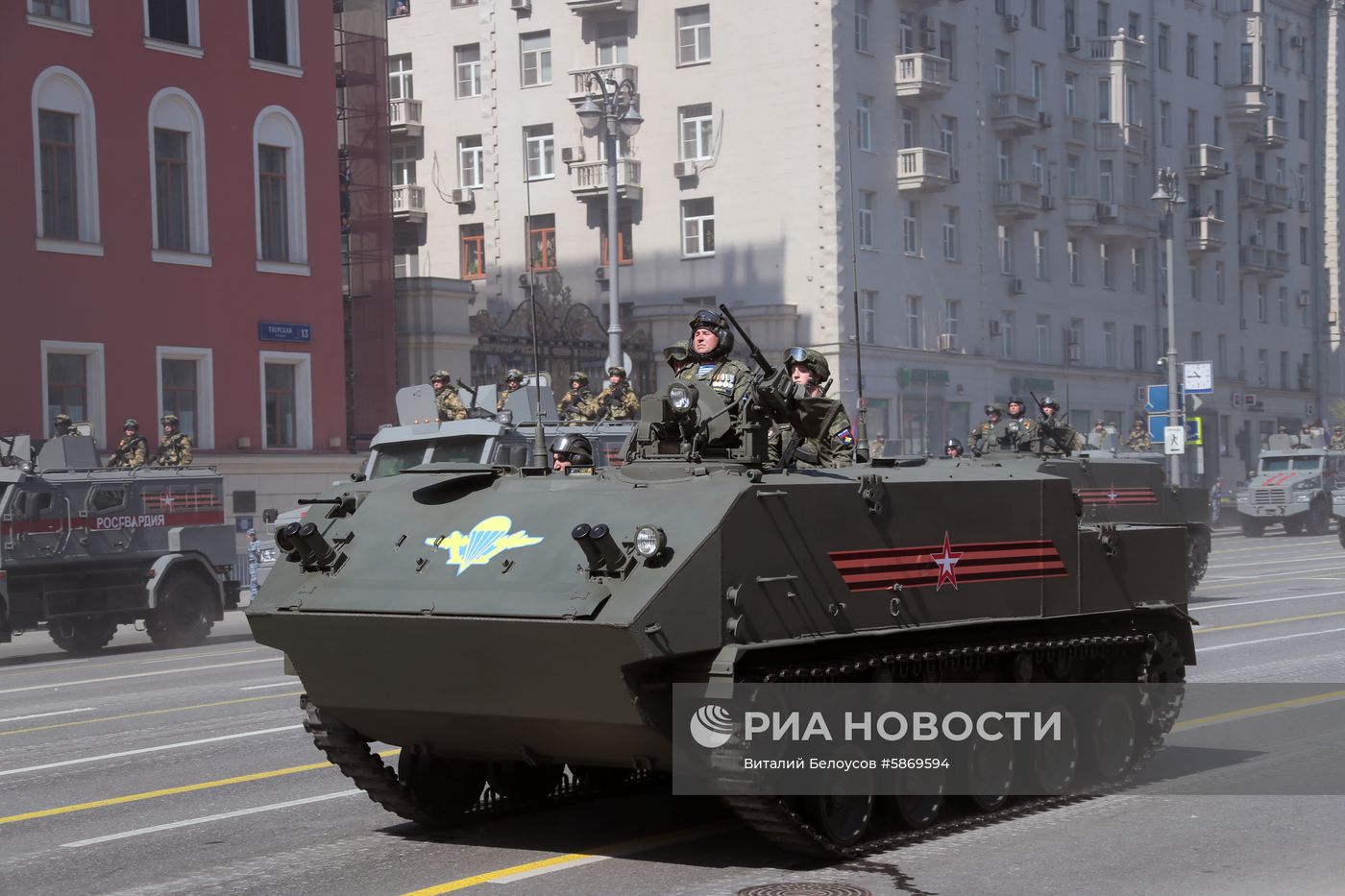 Генеральная репетиция парада Победы
