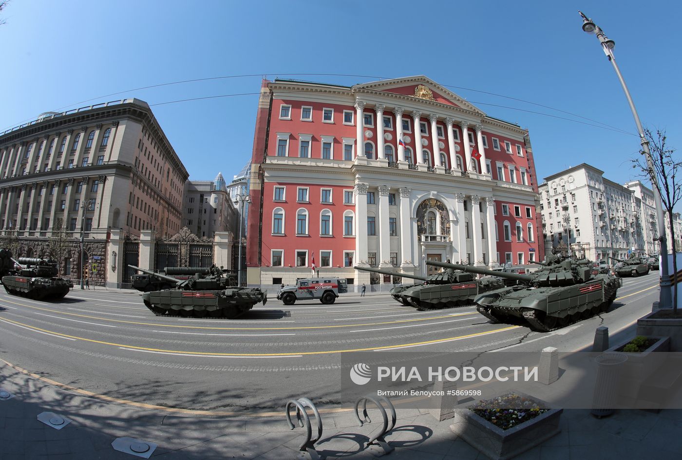Генеральная репетиция парада Победы 