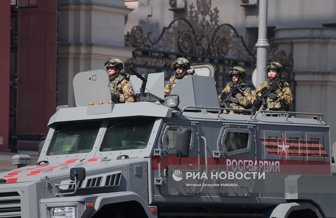 Генеральная репетиция парада Победы 