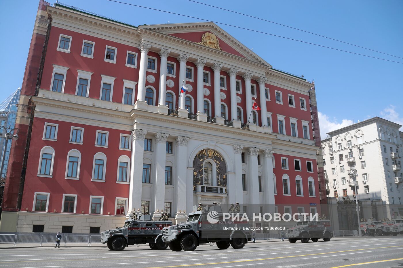 Генеральная репетиция парада Победы 