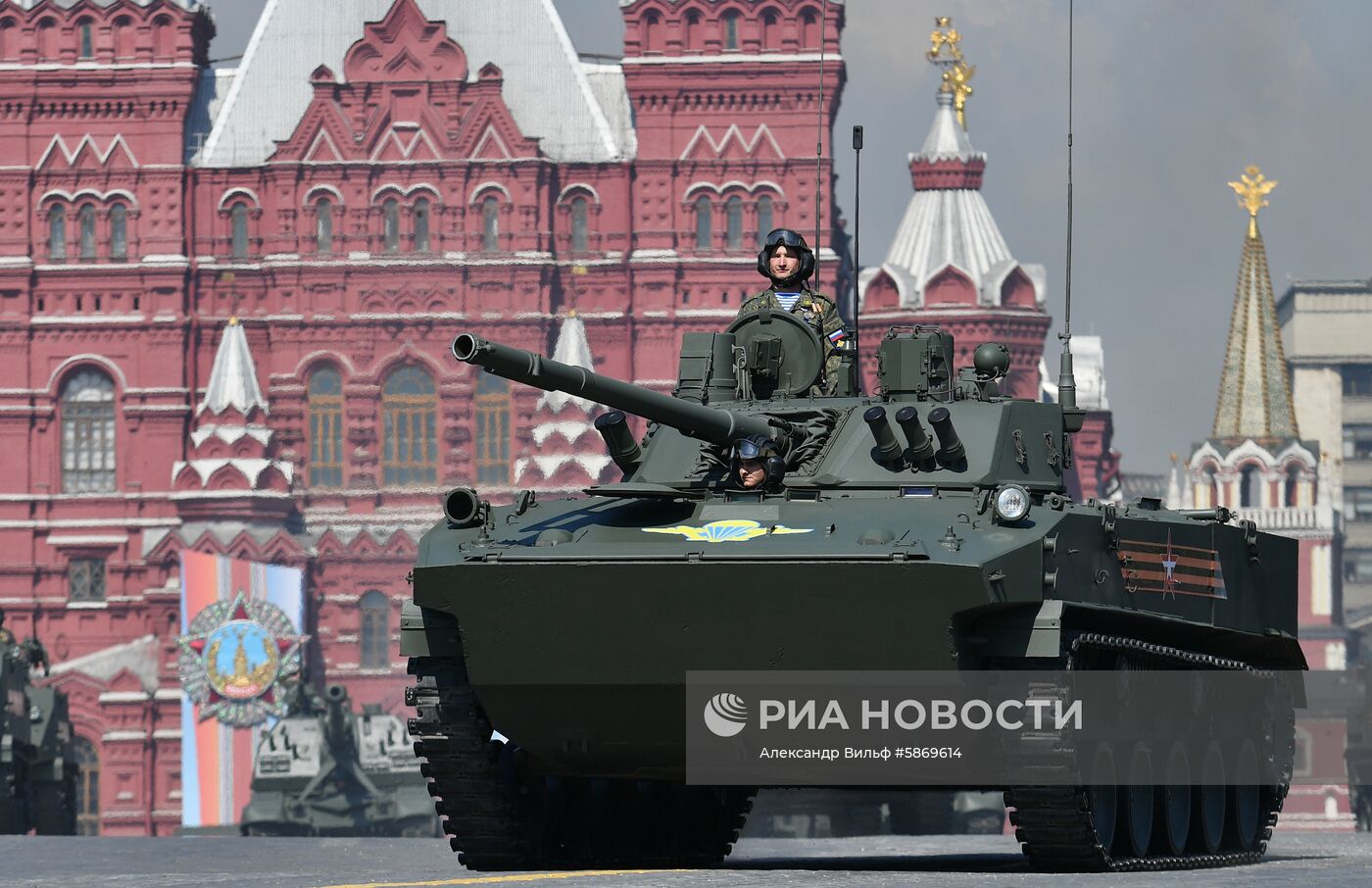 Генеральная репетиция парада Победы 