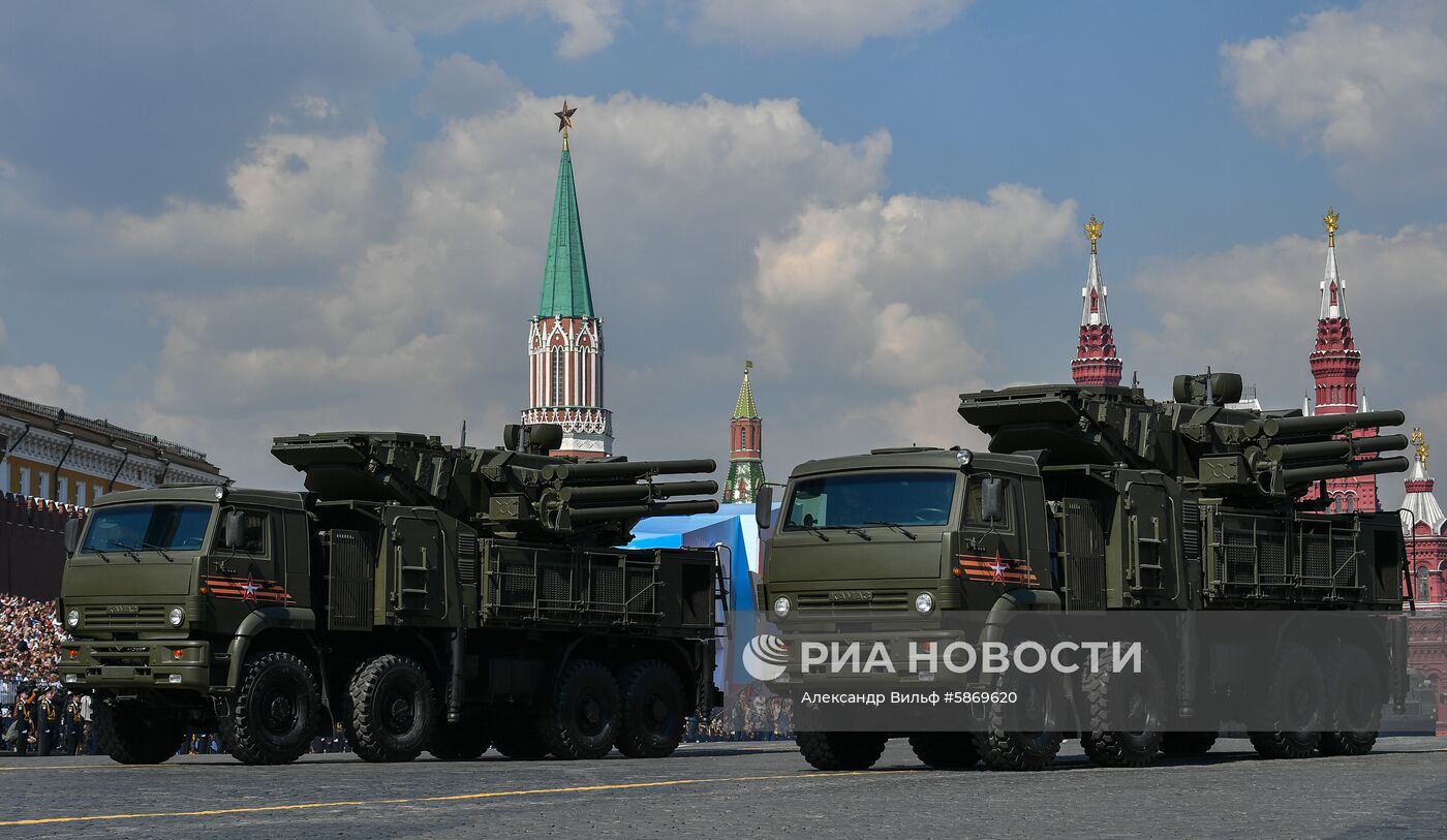 Генеральная репетиция парада Победы 