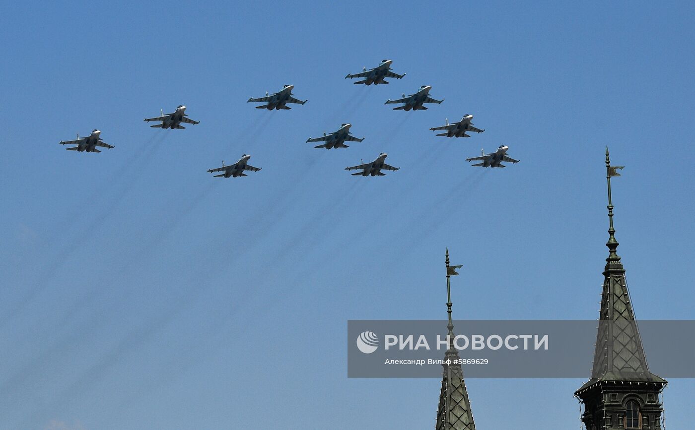 Генеральная репетиция парада Победы 