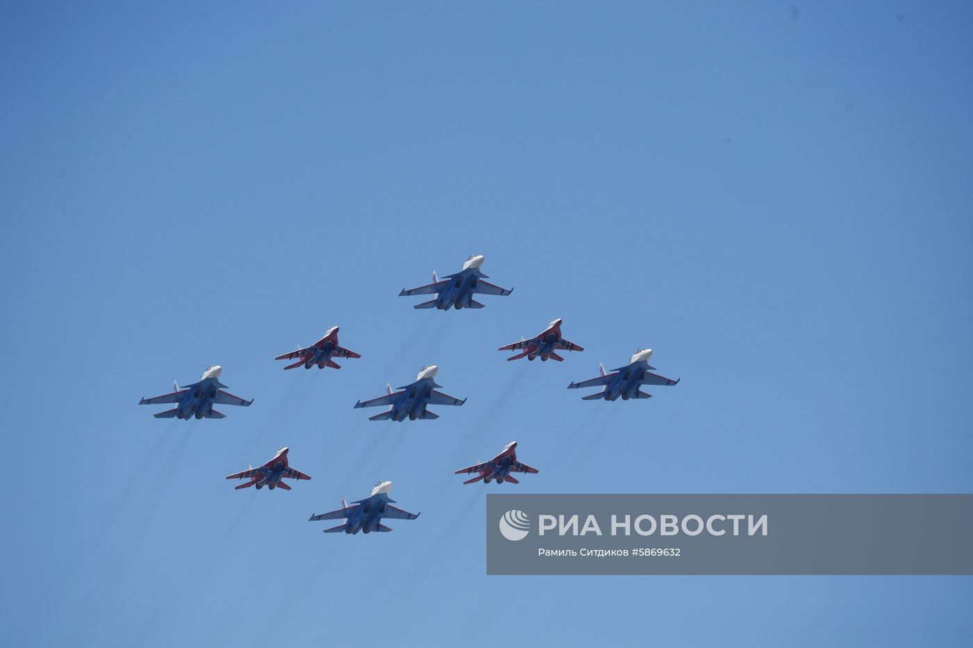 Генеральная репетиция парада Победы