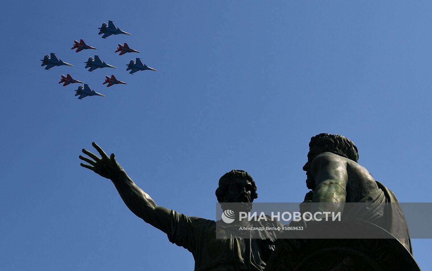 Генеральная репетиция парада Победы