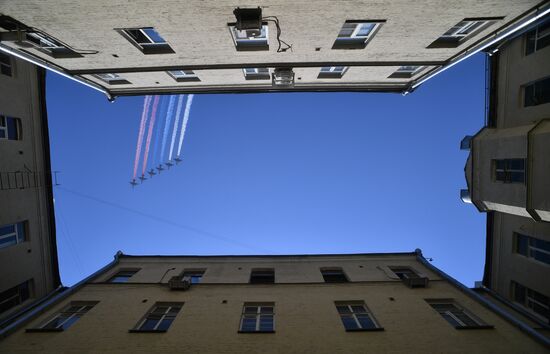 Генеральная репетиция парада Победы 