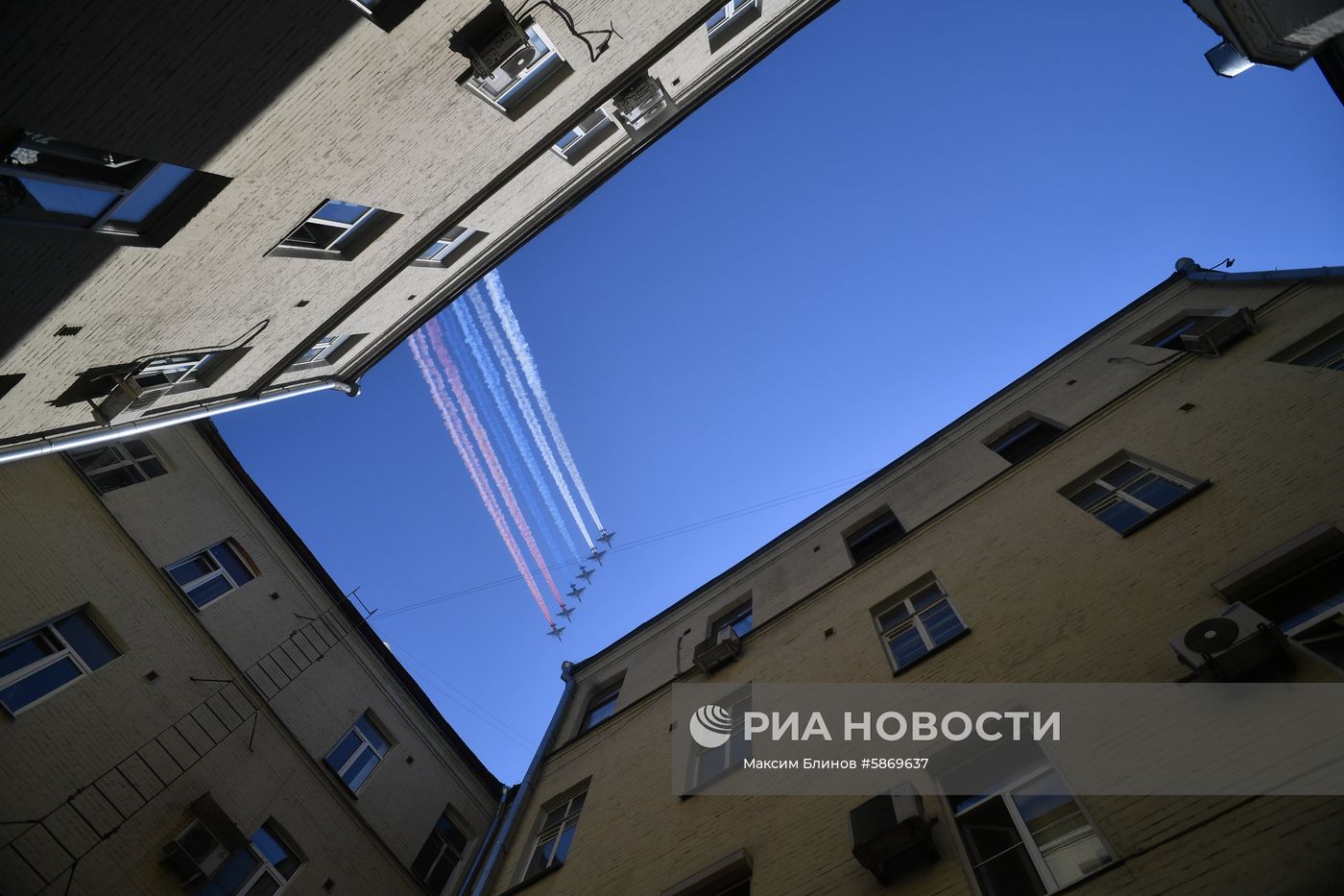 Генеральная репетиция парада Победы