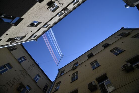 Генеральная репетиция парада Победы 