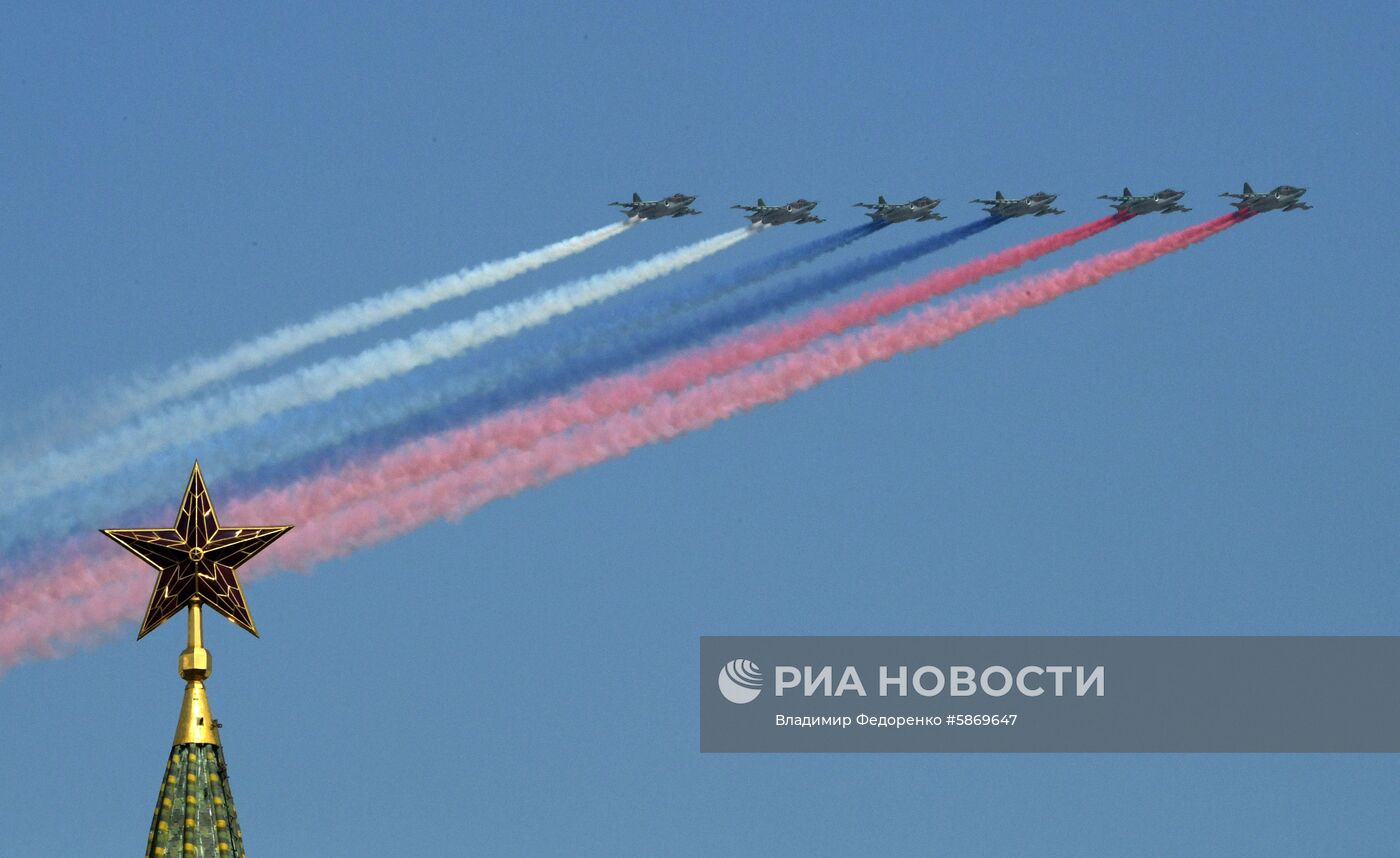 Генеральная репетиция парада Победы 