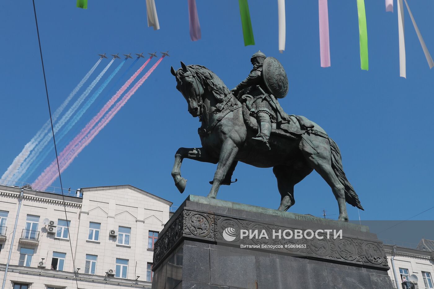 Генеральная репетиция парада Победы 