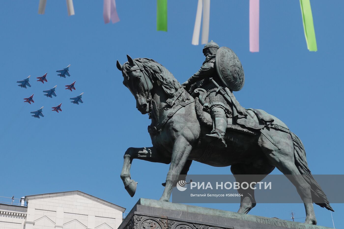 Генеральная репетиция парада Победы