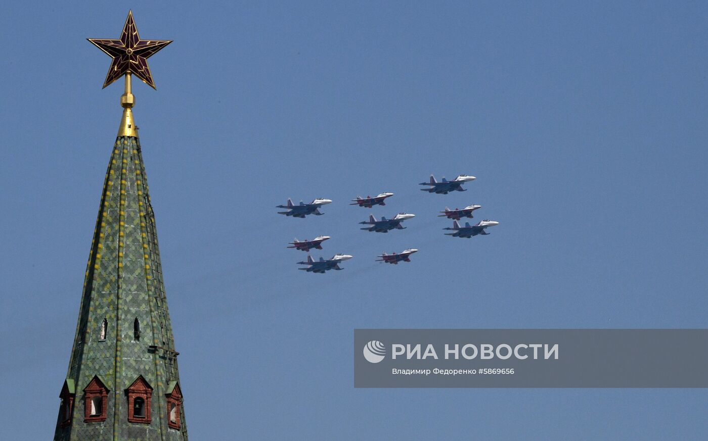 Генеральная репетиция парада Победы 