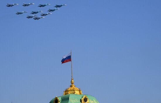 Генеральная репетиция парада Победы 