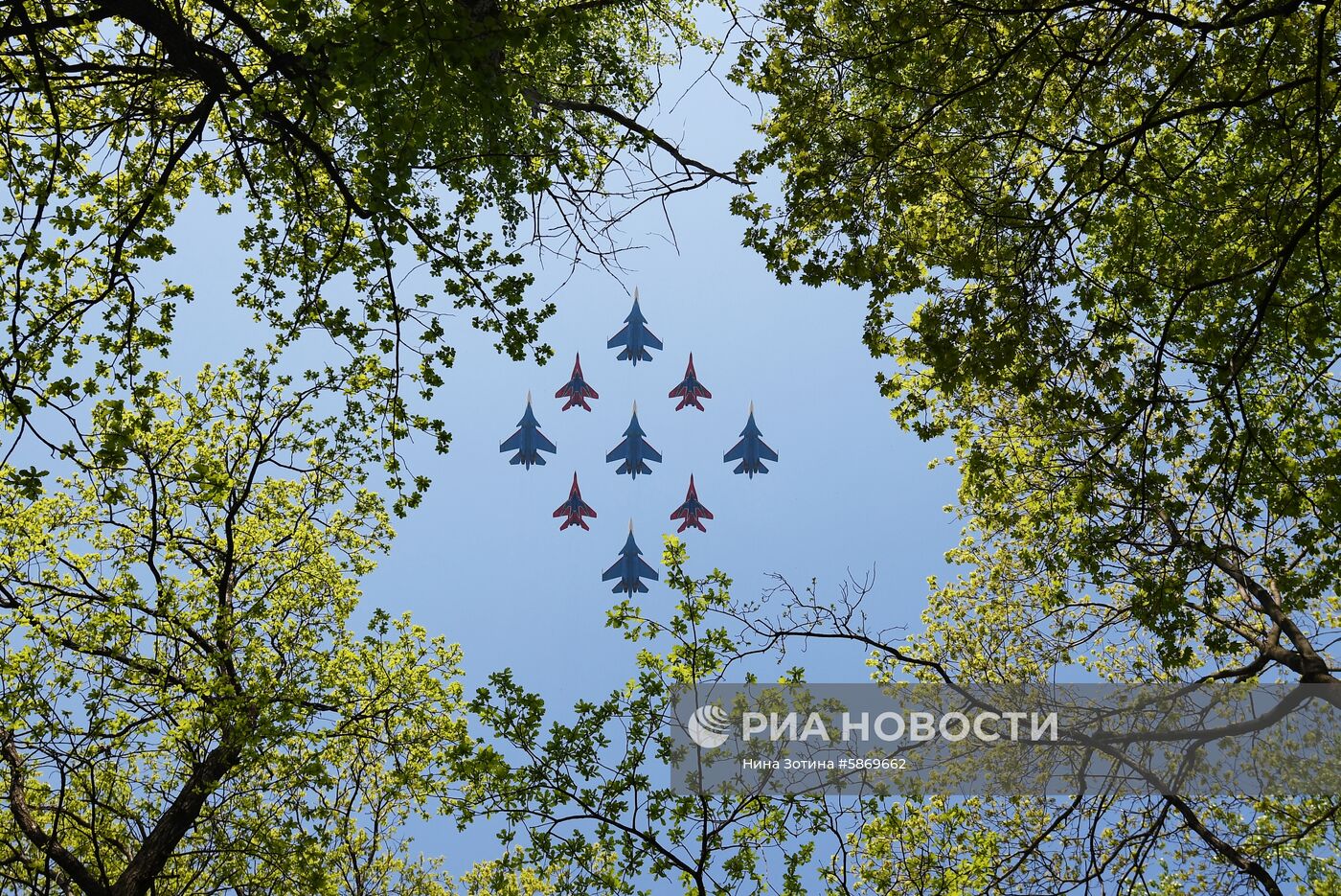 Генеральная репетиция парада Победы 