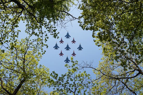 Генеральная репетиция парада Победы 