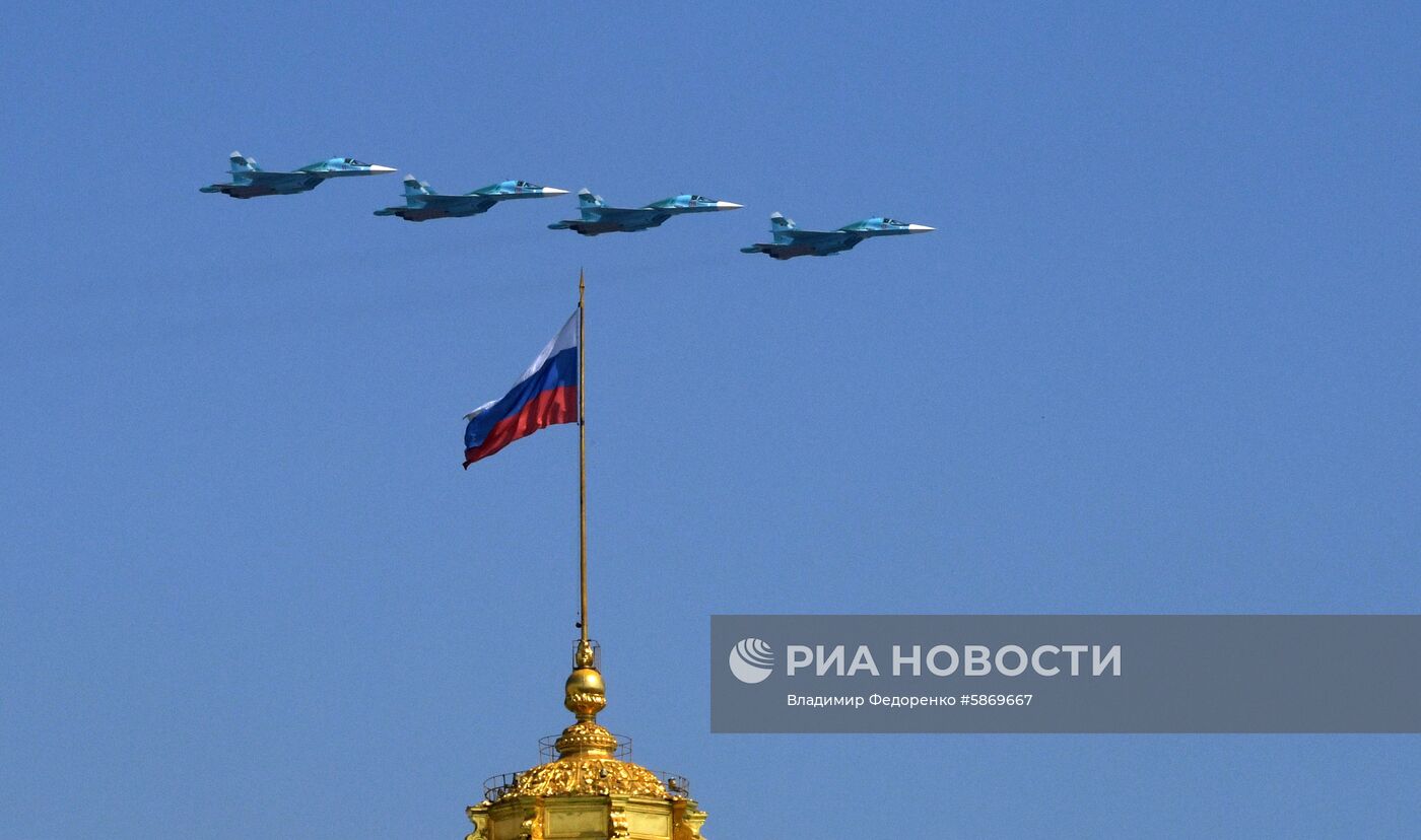 Генеральная репетиция парада Победы 