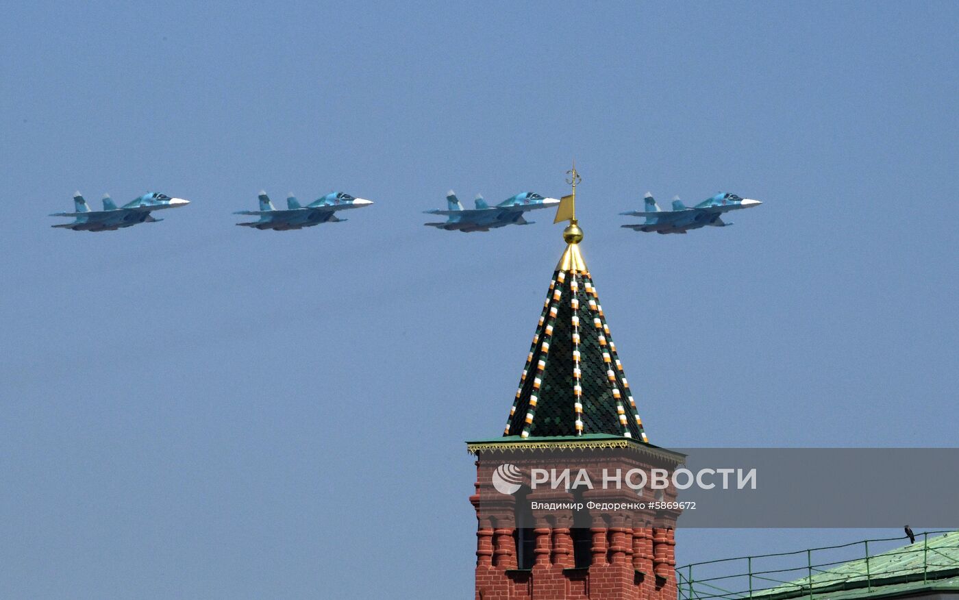 Генеральная репетиция парада Победы