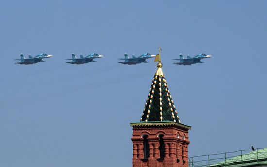 Генеральная репетиция парада Победы 