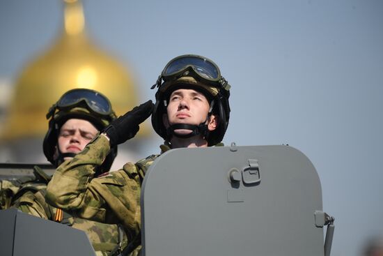 Генеральная репетиция парада Победы 