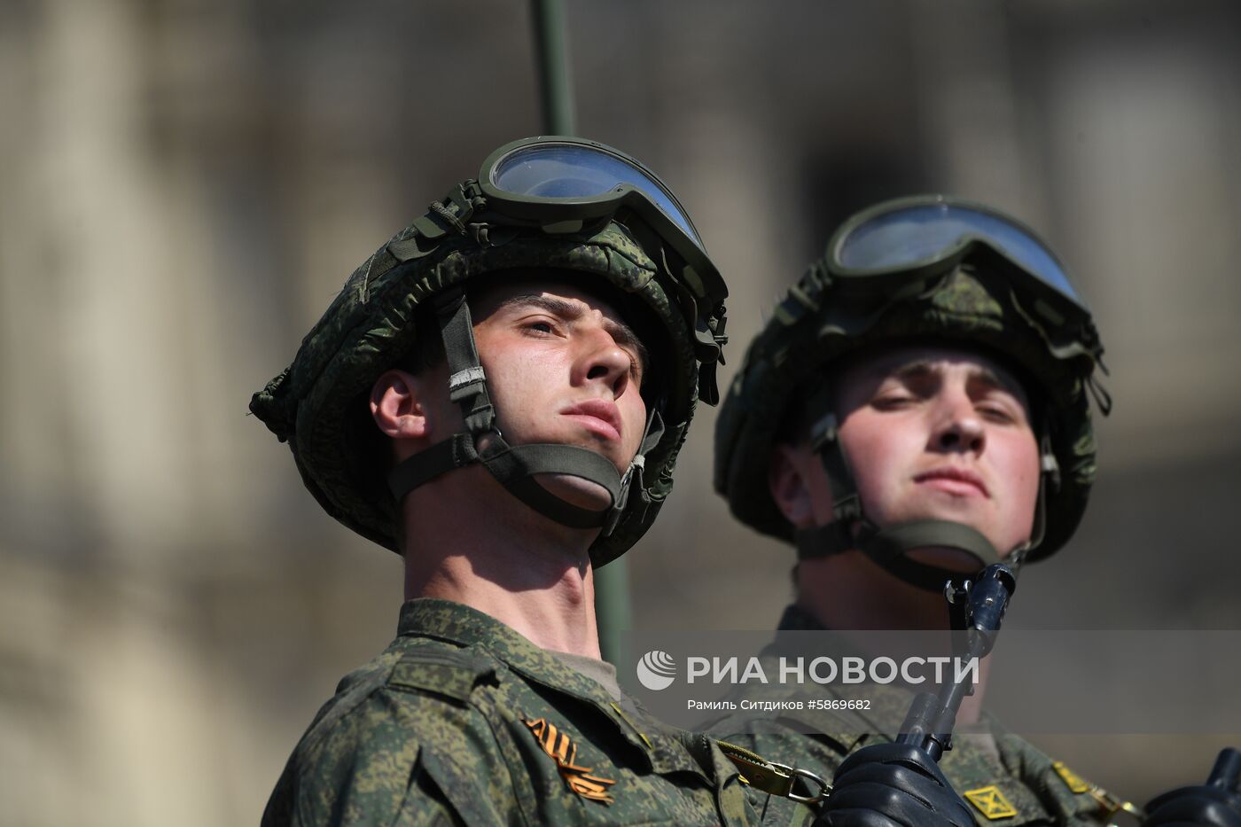 Генеральная репетиция парада Победы 