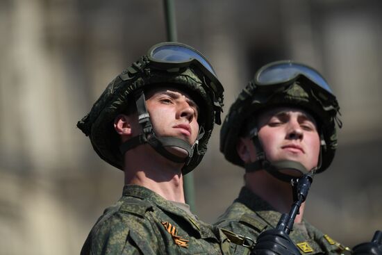 Генеральная репетиция парада Победы 