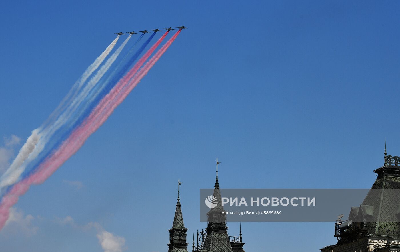 Генеральная репетиция парада Победы 