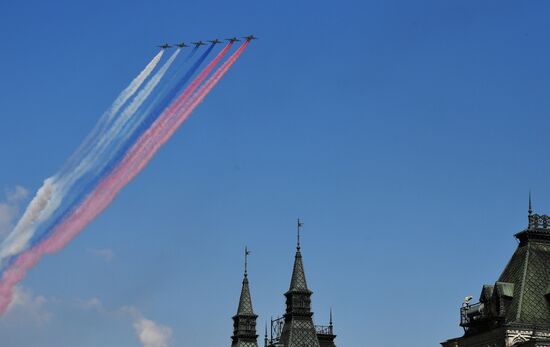 Генеральная репетиция парада Победы 