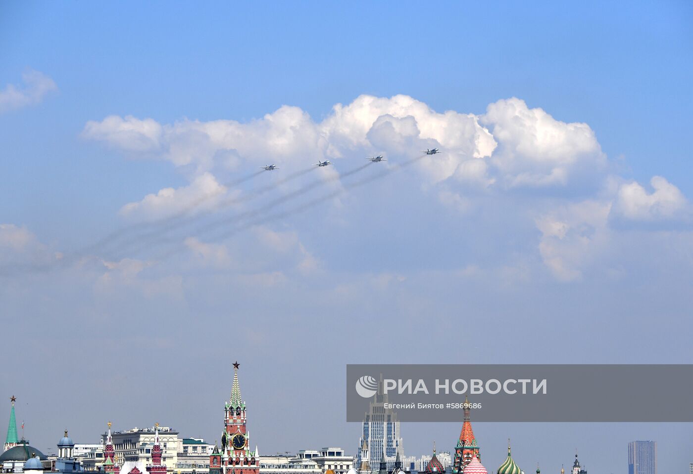 Генеральная репетиция парада Победы 