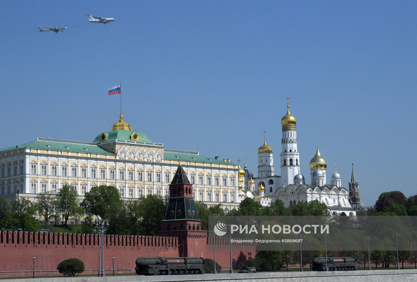 Генеральная репетиция парада Победы