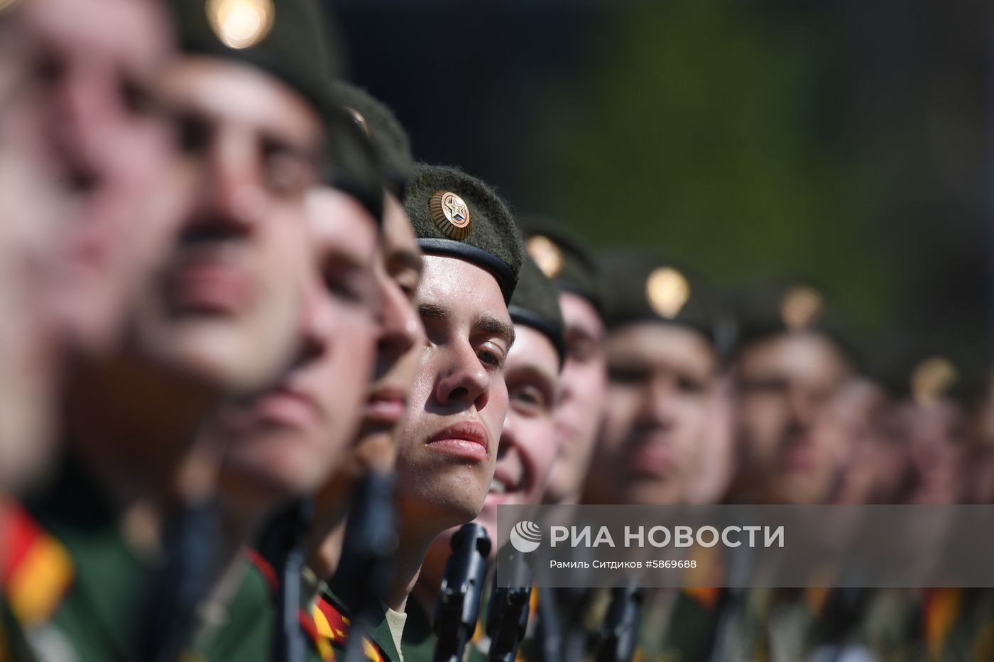Генеральная репетиция парада Победы