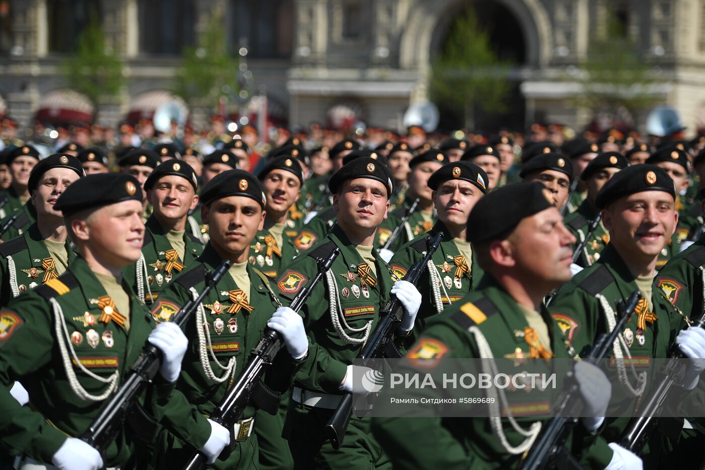 Генеральная репетиция парада Победы 