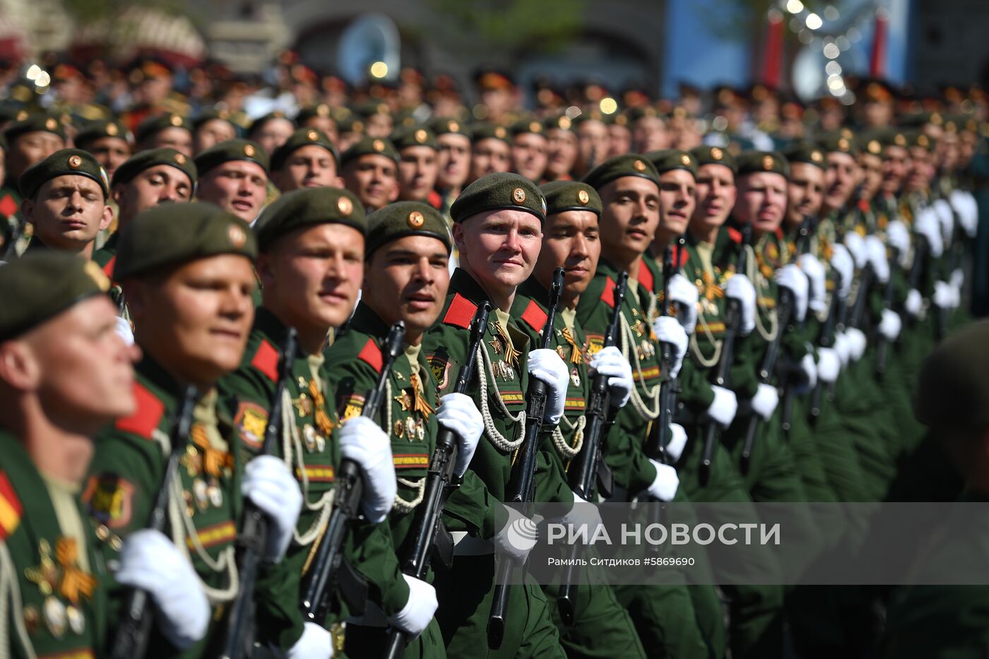 Генеральная репетиция парада Победы 